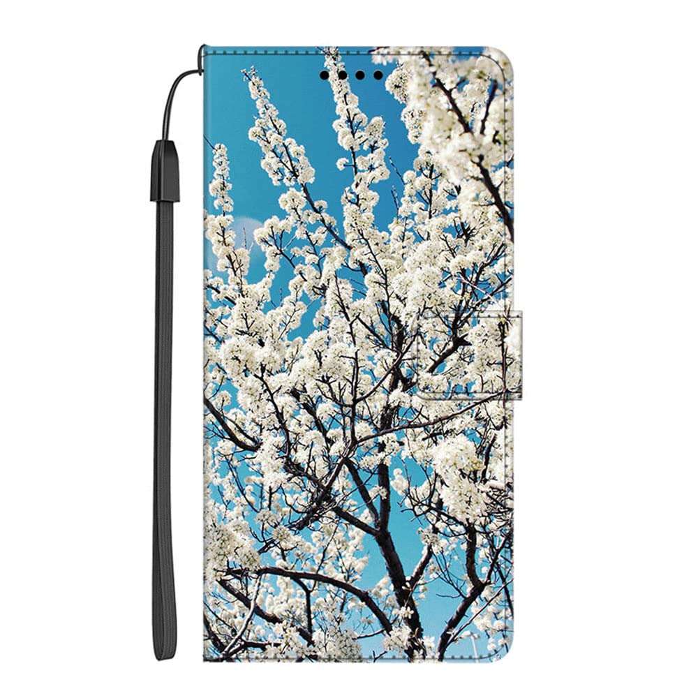 RonRun Cover Oppo A78 5G, Pelle Premium Portafoglio Slot per Schede Chiusura Magnetica Custodia, Cover a Libro Portafoglio per Oppo A78 5G - blu
