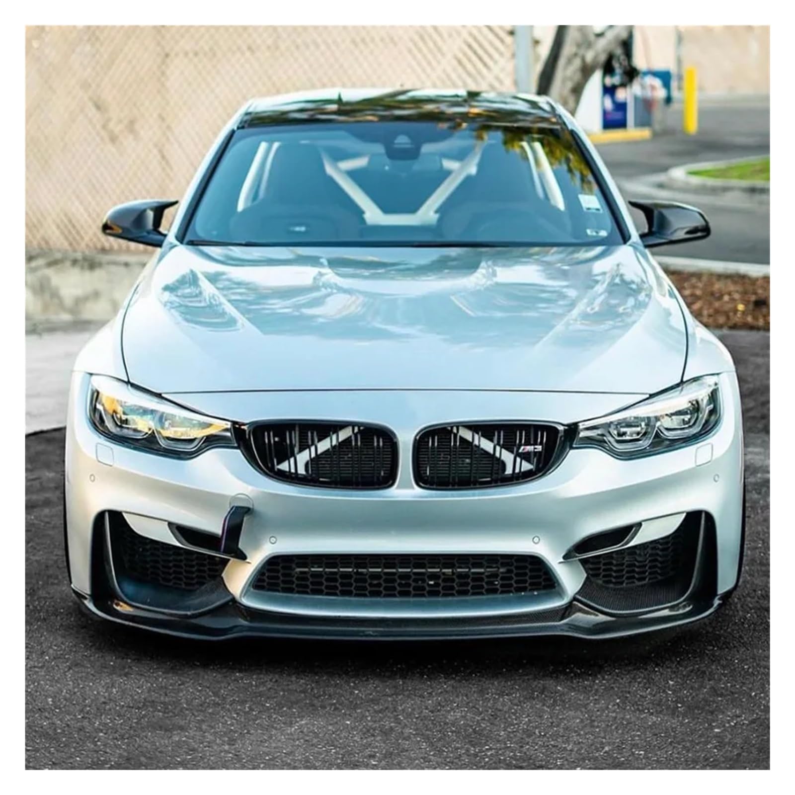 Przedni Zderzak Spoiler Kompatybilny z BMW 3 M3 F80 4 M4 F82 F83 2015-2020