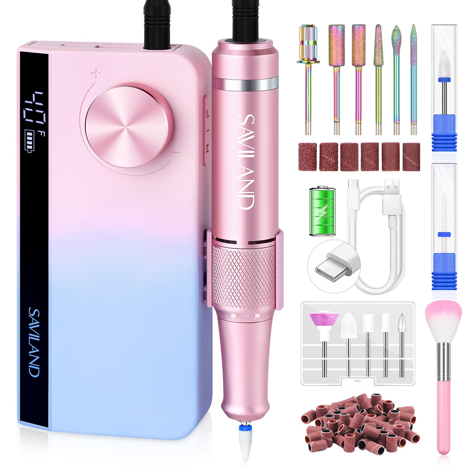 Saviland Portable Electric Nail Drill