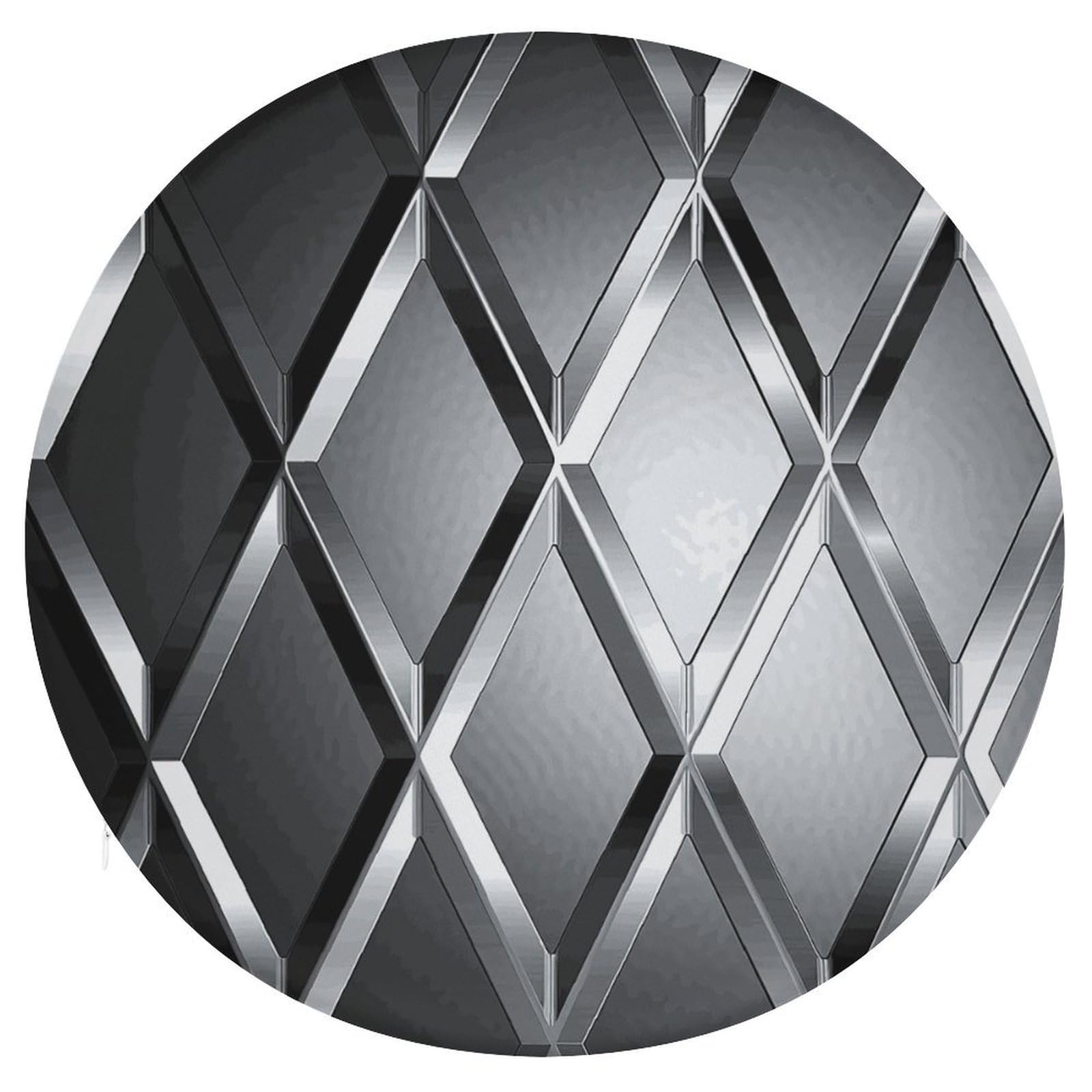 Adfgyerh Style Silver Geometric Figure Cushion Memory Foam Pillow Core，Seat Cushion Detachable Design，Chair Cushions Suitable For All Seasons, And Can Be Used In Offices, Dining Rooms, Homes, And Other Settings.