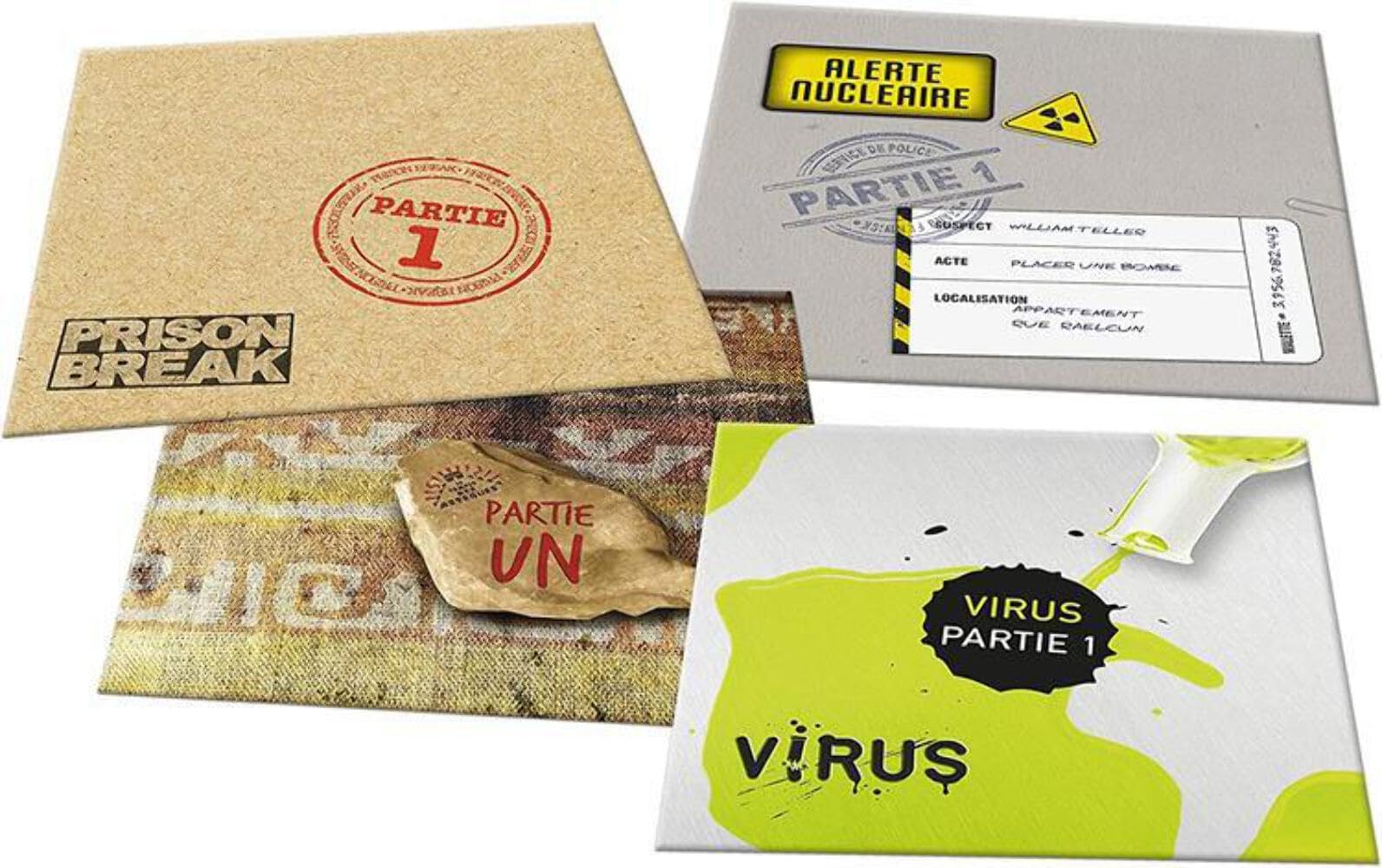 Escape Games - Escape Room : Coffret de 4 jeux