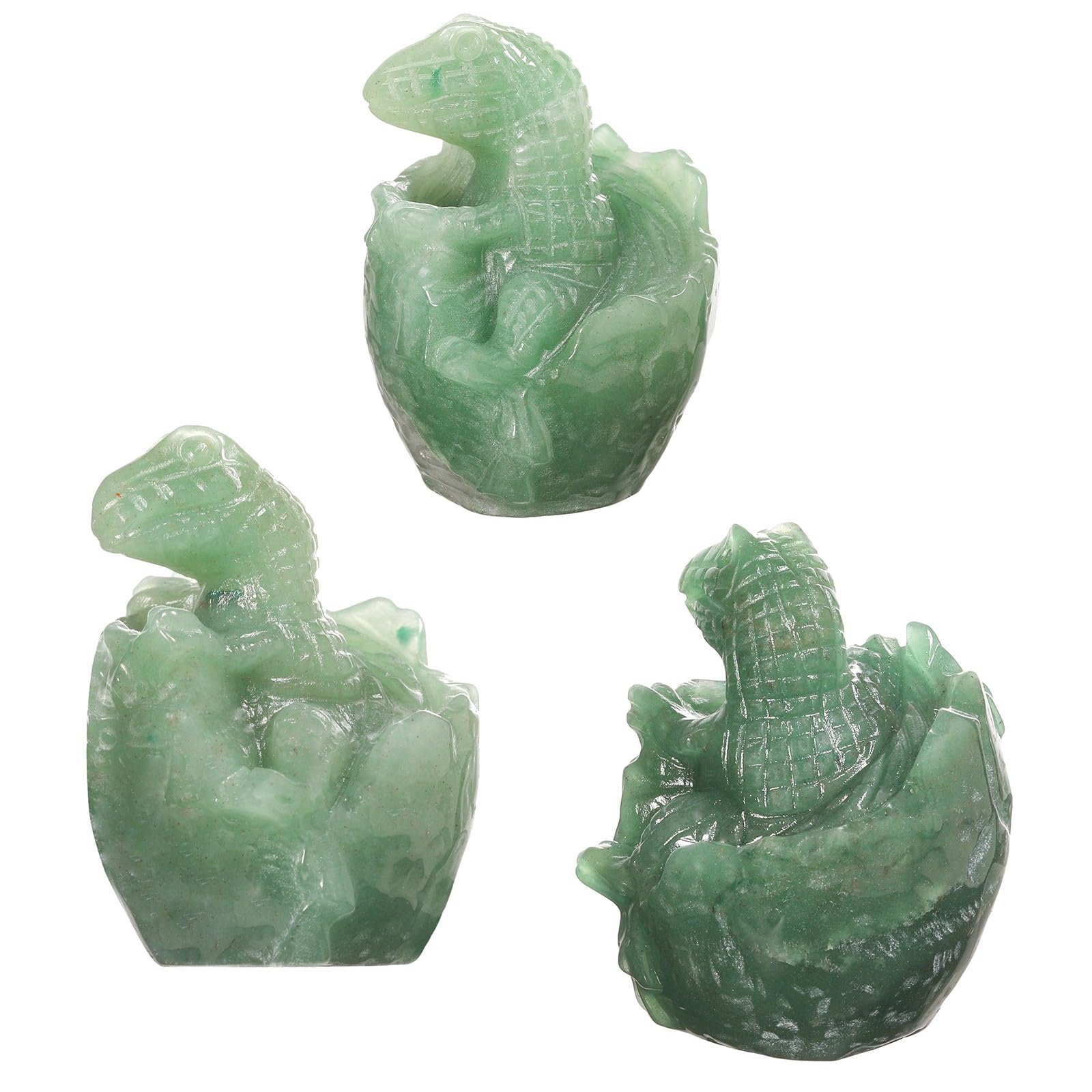 KYEYGWO Crystal Dinosaur Egg Hatchling Figurine - Image 4