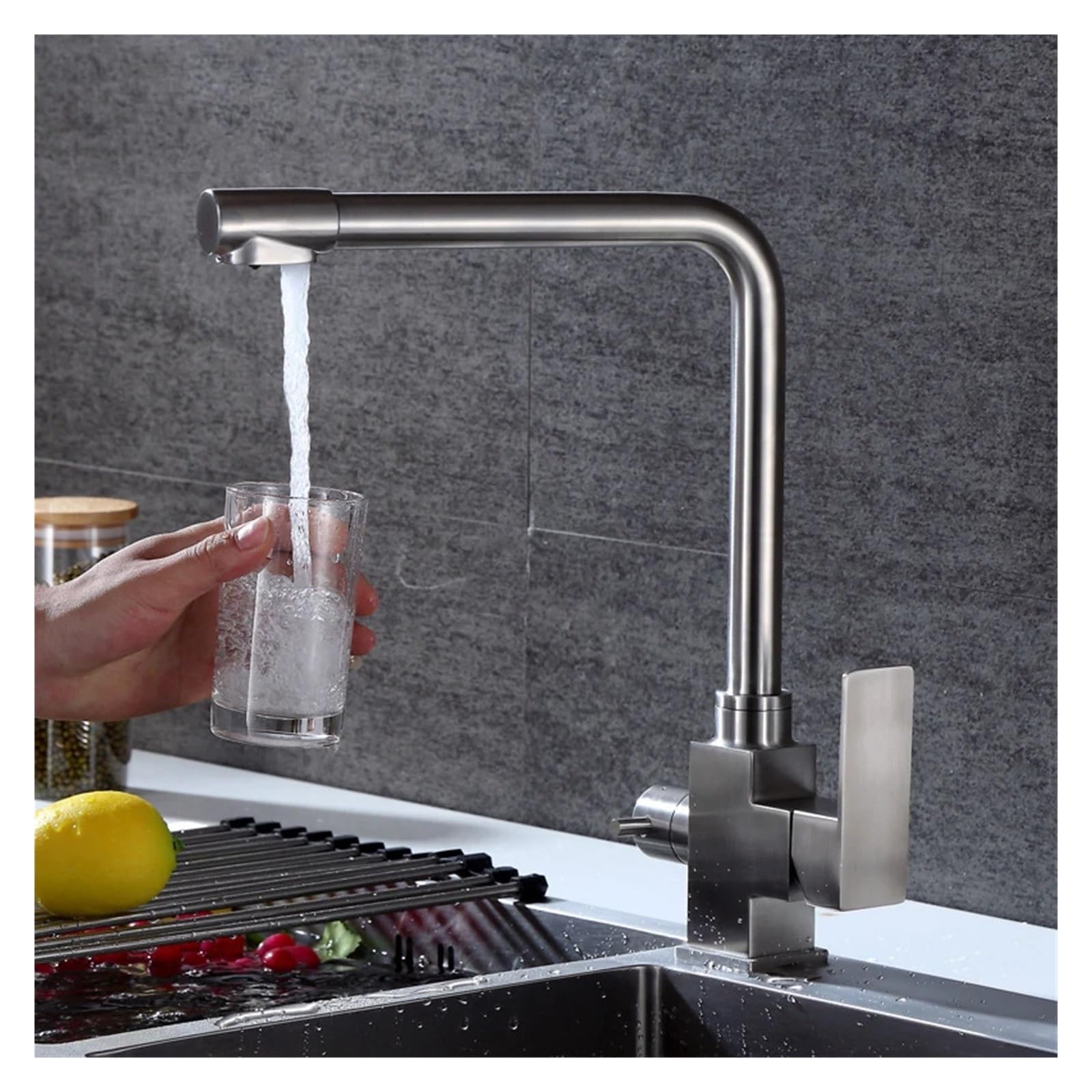 Grue de filtration d'eau anti-calcaire pour éliminer les carafes plastiques