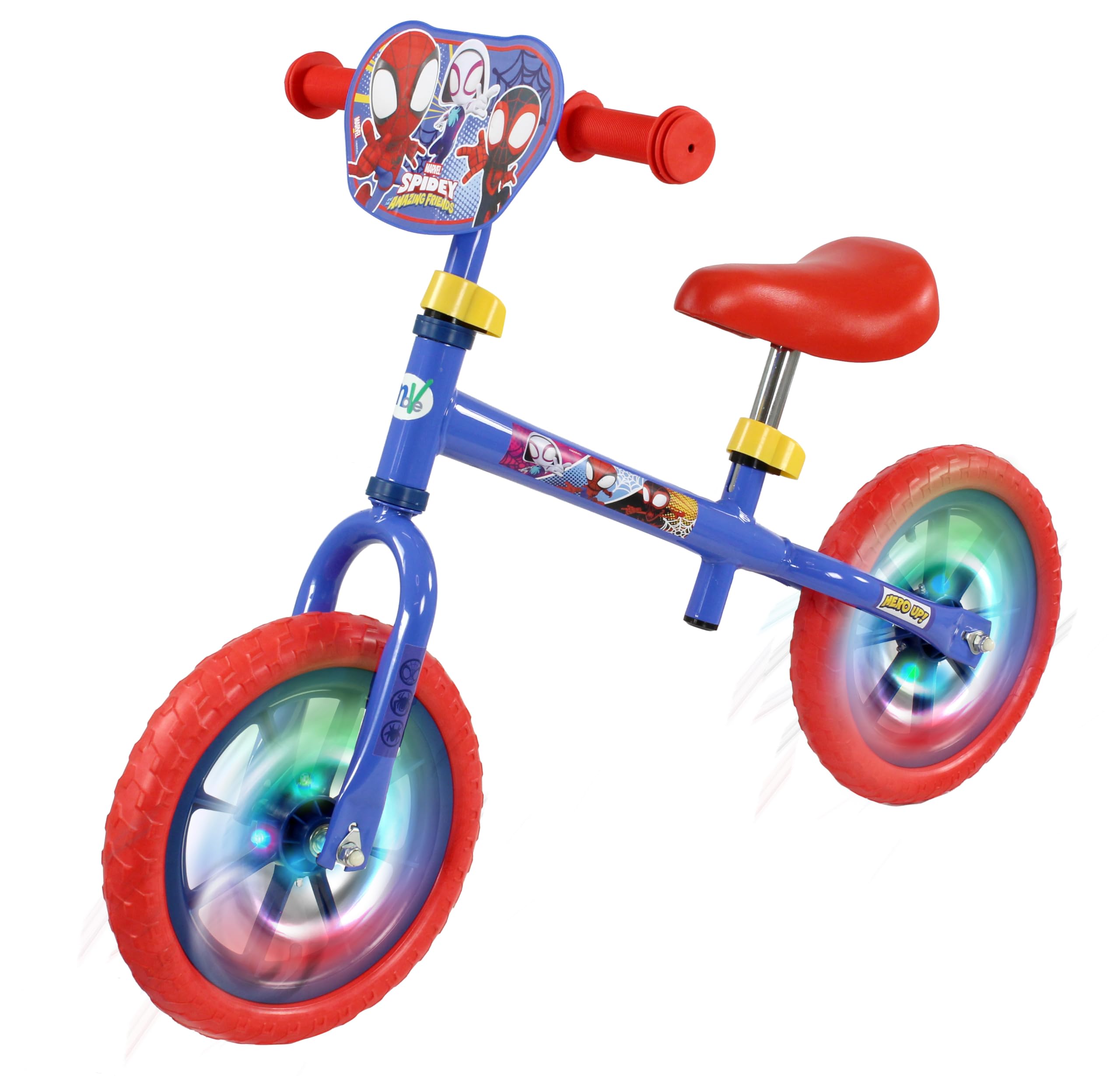 Marvel Spidey & His Amazing Friends 12 Balance Bike/Leds None 12Inch