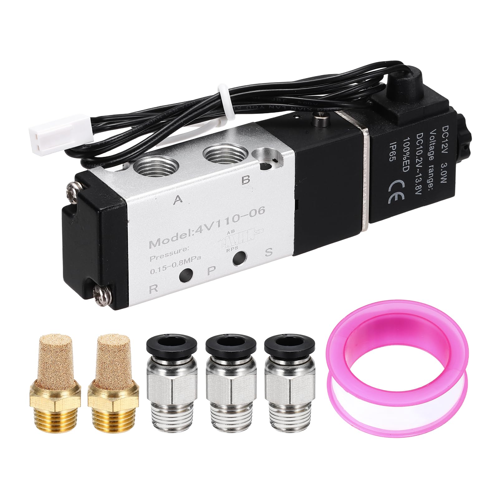 Électrovanne pneumatique 12V pour automatiser un atelier mécanique privé