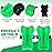 Syhood Soccer Shin Guards and Socks for Toddler Kids Youth, Lightweight Soccer Shin Pads Protective Defender Gear for 3-5, 5-10, 10-15 Years Old Children Teen Boys Girls Sports Game(S Size,Green)