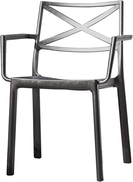 Keter Metalix Outdoor Garden Chair, Resin Polypropylene, Multicoloured, One Size Amazon.co.uk