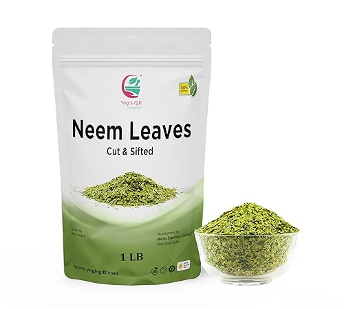 Miniatura 1 de Hoja de neem 1 libra  Té de neem desintoxicante 100% natural  Hojas de neem cortadas y tamizadas  Hoja de Azadirachta Indica  Hojas de Margosa  Sin