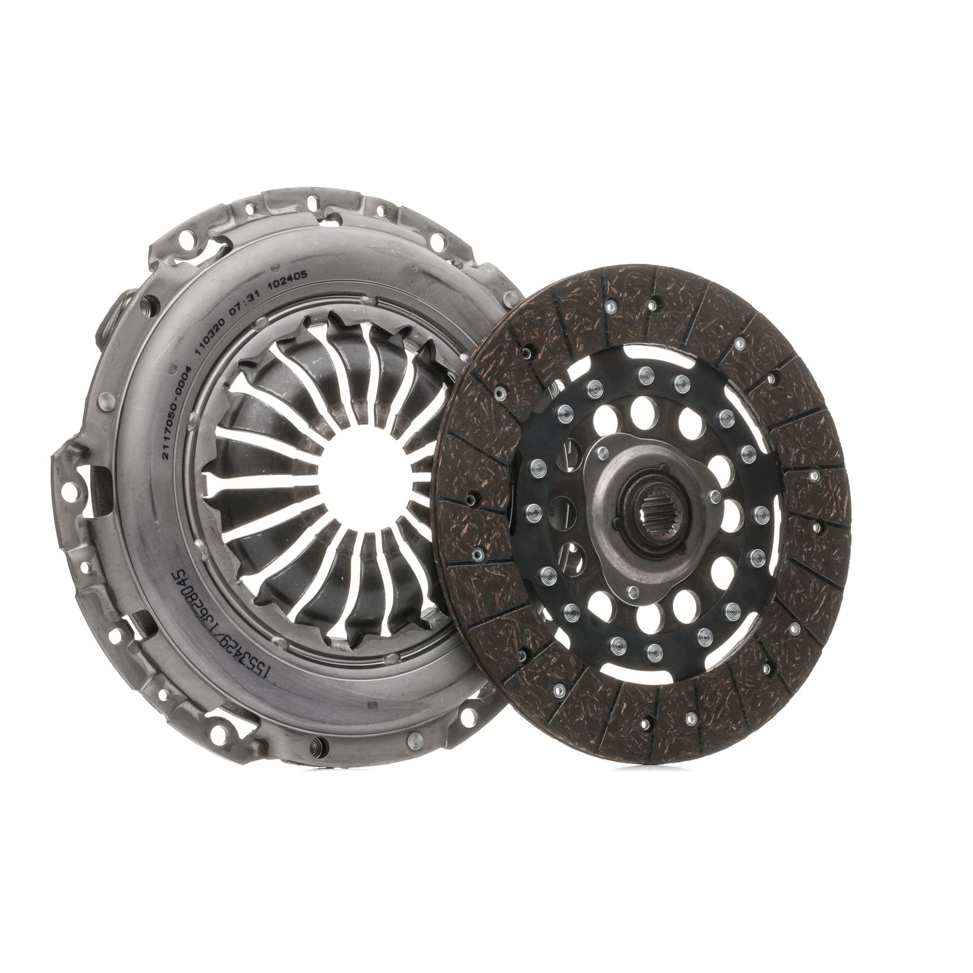 Zestaw sprzęgła RIDEX 479C0136 Kompatybilny z VOLVO V40 Kombi 645 V70 I 875, 876 C70 I Coupe 872 C70 I Cabrio 873 S60 I 384