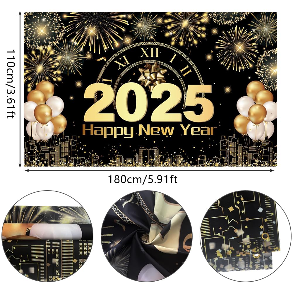 Happy New Year Banner 2026 New Year Decorations - Image 3