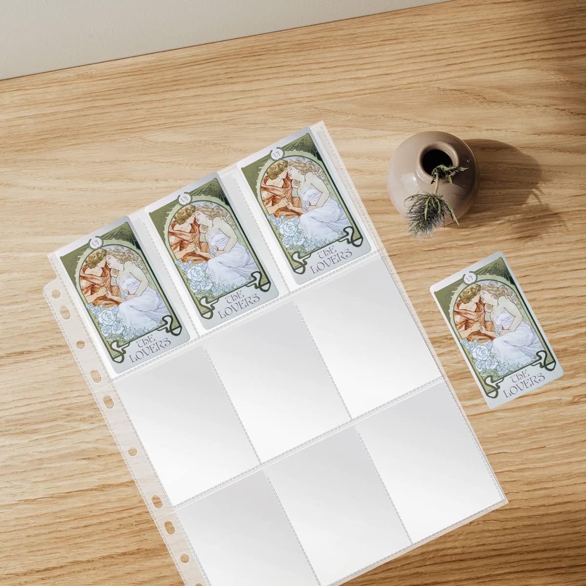 Jagowa 540 Pockets Card Sleeves Double-Sided Waterproof Transparent Nine-Grid Trading Card Album for Storing Game Cards Stamps - Image 5