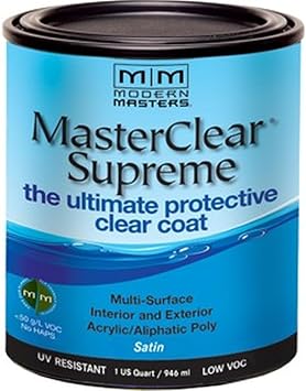 1PK MCS902 qt Satin Masterclear Supreme Protective Clear Coat LANC-206793-NF