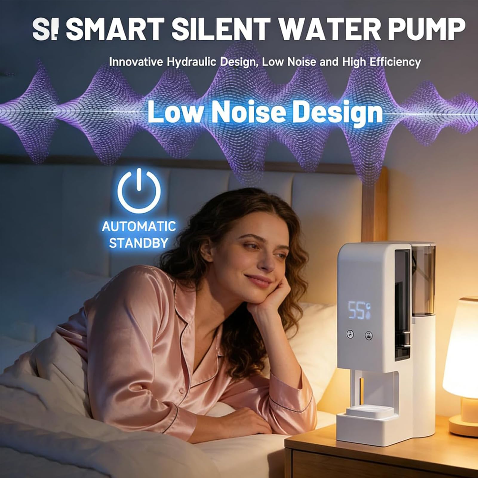 Automatischer Handtuchwärmer, 5 Sekunden, schnelle Heizung, 55 °C konstante Temperatur, 500 ml Tank, intelligent, tragbar für Spa, Salon, Badezimmer