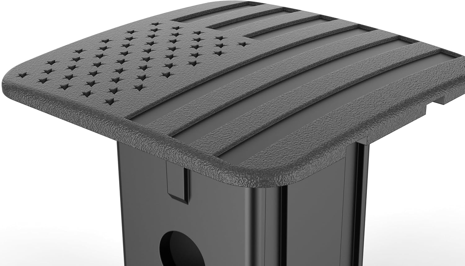 Fits for 2-inch Hitch Cover Plug – American Flag, Heavy Duty Trailer Hitch Receiver Cap, No Pin Needed, Fits Standard 2" Hitch Receivers
