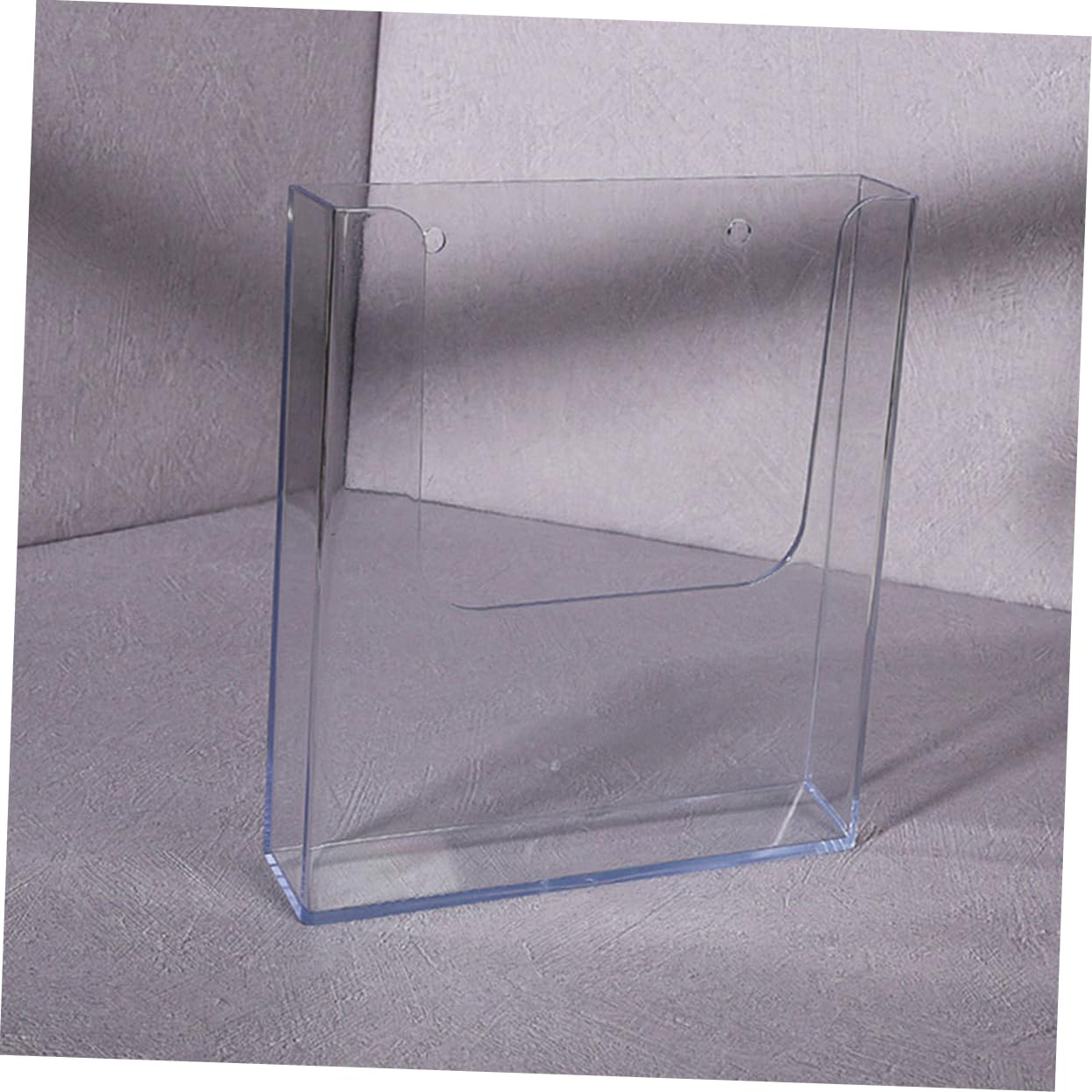 Happyyami 2 Piezas Soporte de Colgante para Pared Organizador de Revistas y Folletos Diseño Transparente y Funcional para Oficina Incluye Soporte para para Clasificación y Almacenamiento de