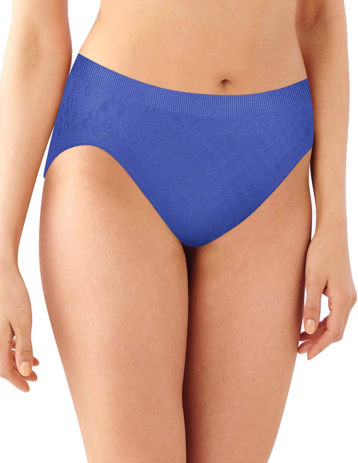 Bali Seamless Hi-Cut Panties 303J 6-7 Bright blue at Amazon Women’s Clothing store