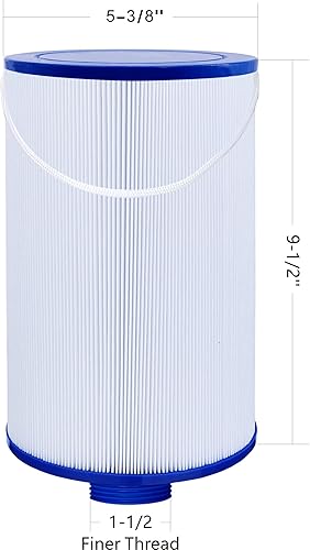 Miniatura 4 de Cryspool Filtro de spa compatible con Watkins 303279, FC-2402, flujo libre y filtro Lifesmart para bañera de hidromasaje, rosca más fina de 1 12