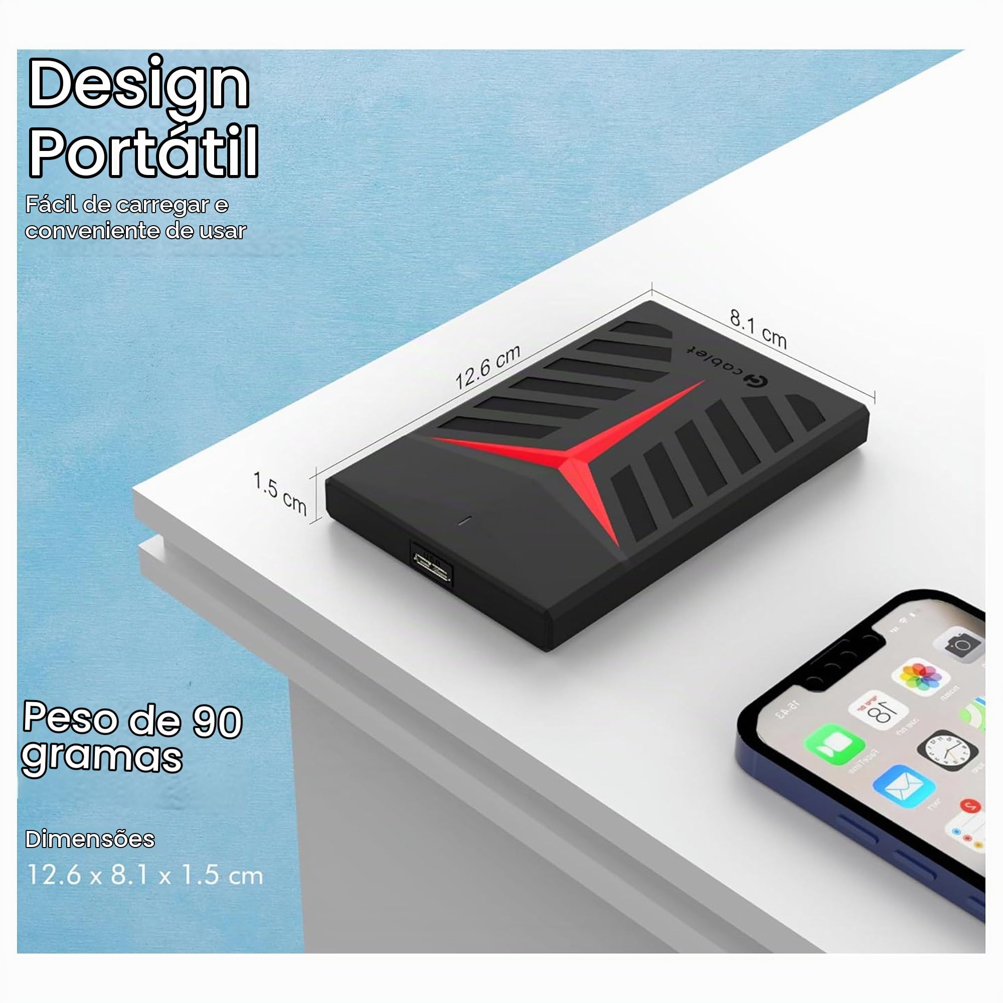 Case Externo Para HD e SSD Sata 2.5