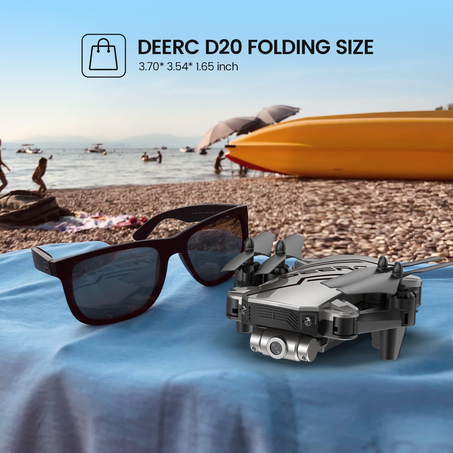 Buy DEERC D20 Mini Drone for Kids with 720P HD FPV Camera Remote