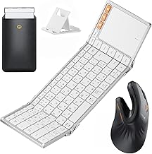 XK01 TP Foldable Keyboard and EM11 NL Vertical Mouse Combo