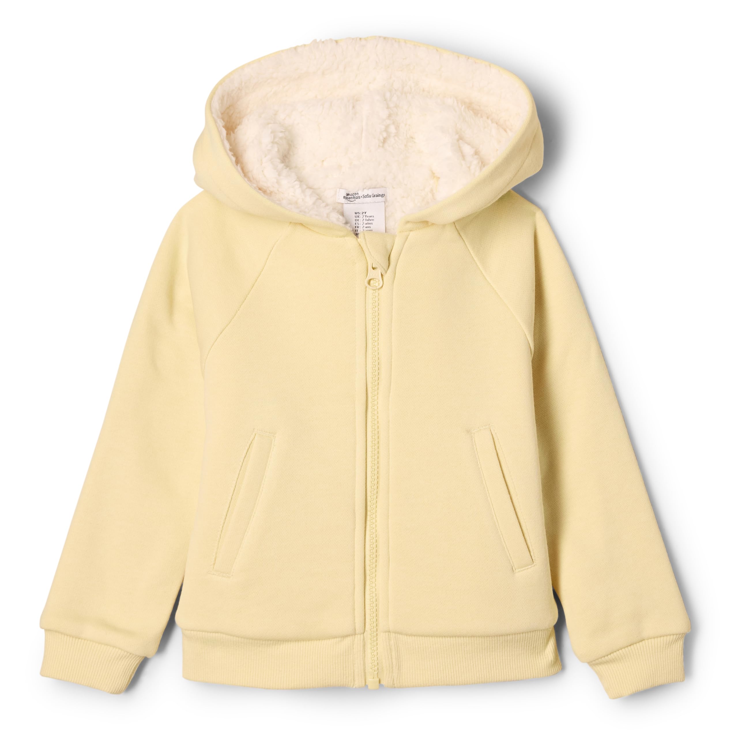 Amazon Essentials x Sofia Grainge Unisex Toddlers and Babies French Terry Zip Hoodie Sweatshirt