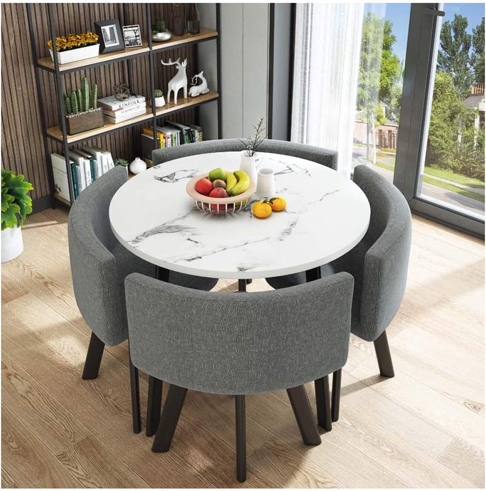 Modern Solid Wood Dining Table Set with Chairs Kuwait Ubuy