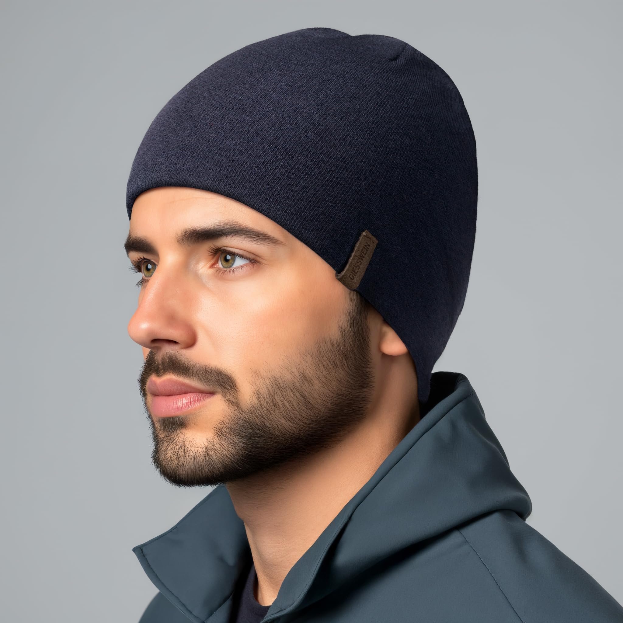 Giesswein Merino Mütze Gehrenspitze - Merino Sportmütze Unisex | Strickmütze aus Merinowolle für Damen & Herren – leichte Cap & Beanie, weich & atmungsaktiv