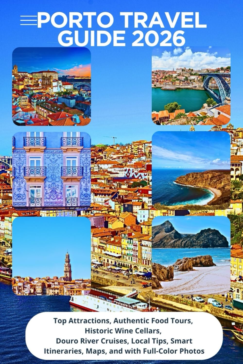 Porto Travel Guide 2026: Top Attractions, Authentic Food Tours, Historic Wine Cellars, Douro River Cruises, Local Tips, Smart Itineraries, Maps, and Full-Color Photos