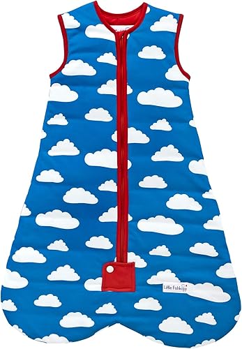 Miniatura 4 de Little Fishkopp Saco de dormir estándar de algodón orgánico para bebé, cactus verde, 2.5 tog  0-6 meses