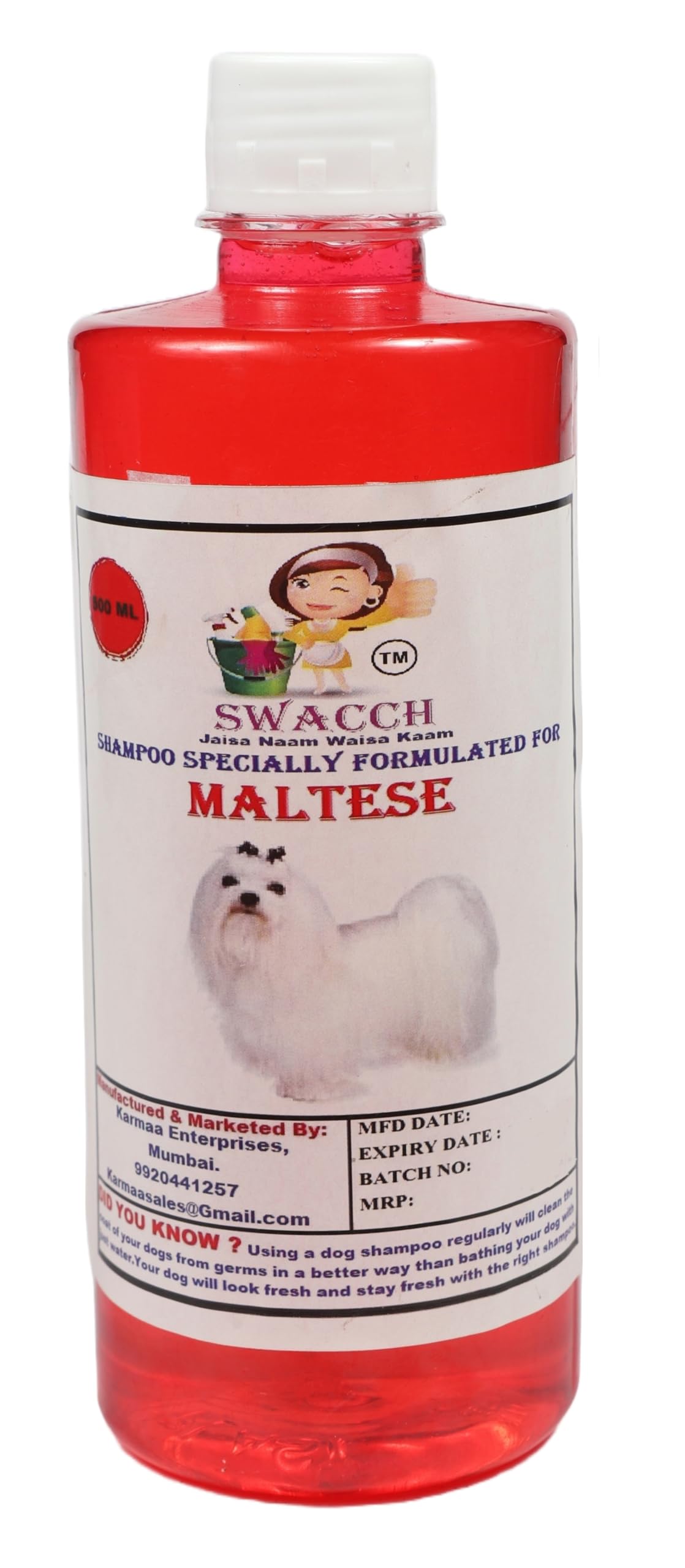 Swacch Shampoo Specially Formulated for Maltese (500ML) Strawberry (B0C1SQBLKS) Amazon Price History, Amazon Price Tracker