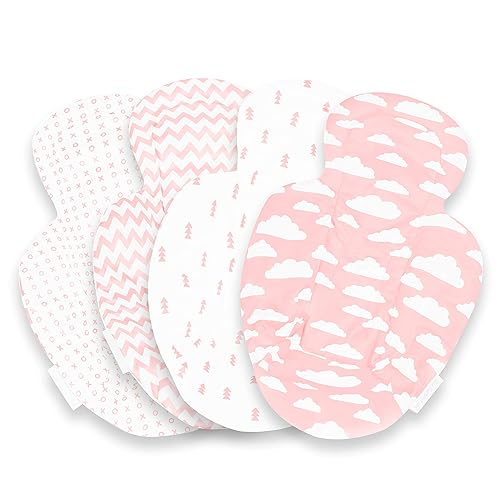 Miniatura 5 de Inserto para bebé compatible con 4Moms Mamaroo y Rockaroo- Inserto de asiento de coche 2 unidades reversible para asiento de coche infantil