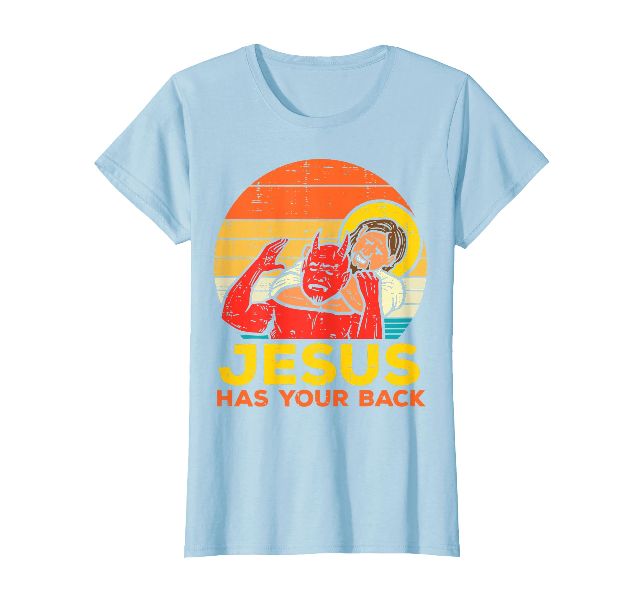 Amazon | Jesus Has Your Back 柔術 レトロ クリスチャン Tシャツ | T 