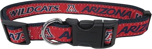 Miniatura 14 de Collar para mascotas NCAA - Resistente, fuerte, duradero y ajustable, collar de perro NCAA -, Alabama Crimson Tide, S, Team Colors Marea carmesí