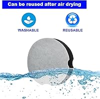 Vista 4 de Filtro de repuesto para aspiradora Bissell Powerforce Compact Lightweight Vertical 1520 2112 2690 3437 3508, comparado con la pieza