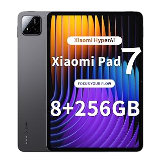 XIAOMI Pad 7 Tablet, 11.2 Zoll, 8+256GB, 3.2K 144Hz Display, Snapdragon 7+ Gen 3, 8850mAh Akku, HyperAI, Quad-Lautsprecher, Nahtloses Desktop-ähnliches Erlebnis,Grau - Amazon product rated Grade A
