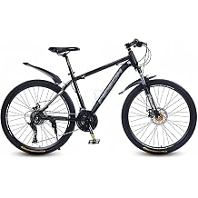 Mountain Bike,Adult Offroad Road Bicycle 24/26/27.5 Inch 21/24/27/30 Speed Variable Speed Shock Absorption, Teenage Students, Men and Women Sports Cycling Racing Ride