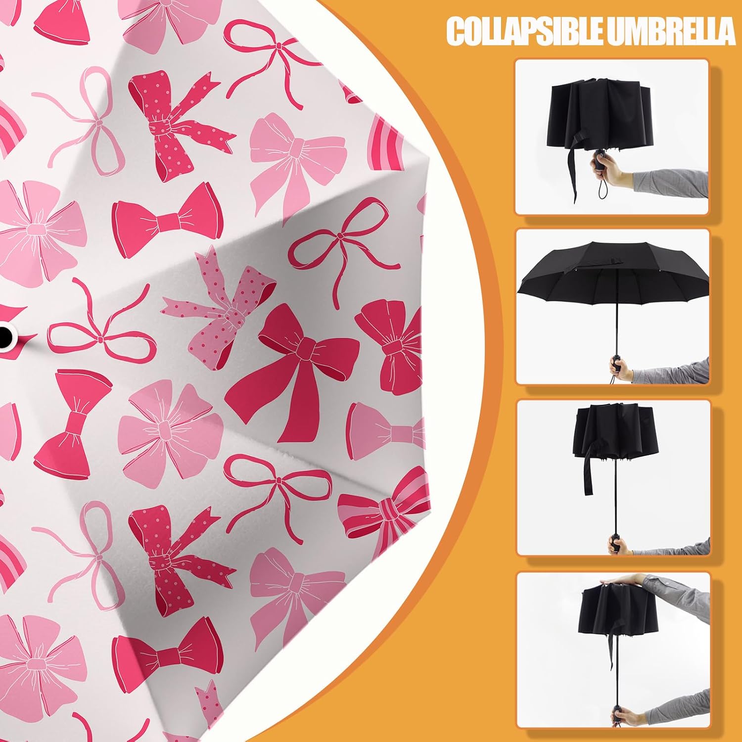 Folding Umbrella, Automatic Small Compact, Sun & Rain image 4