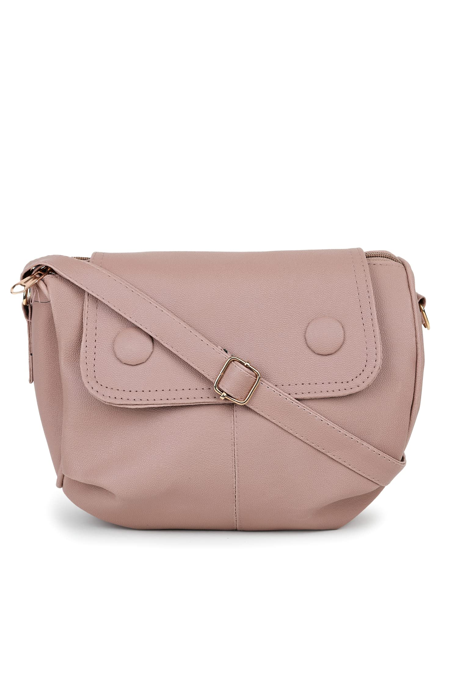GLOSSY Sling Bag For Women/Girls - with 2 Zip Compartments and Flap Closure (Chiku) (B0BRNXVNJP) Amazon Price History, Amazon Price Tracker