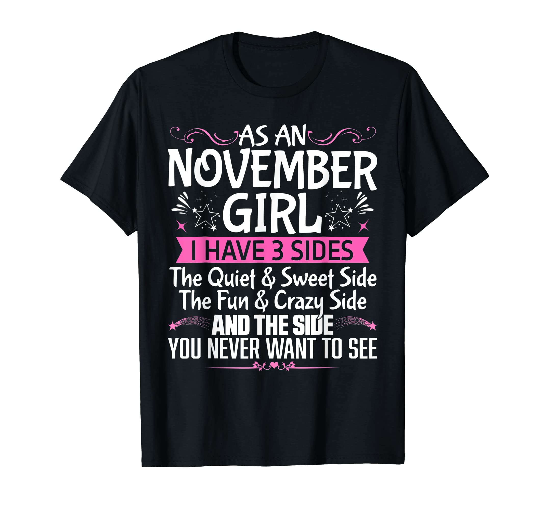 November Is My Birthday Born Birthday Women TeeNovember Queen Born in November Cute Birthday November Girl T-ShirtOEKO-TEX STANDARD 100