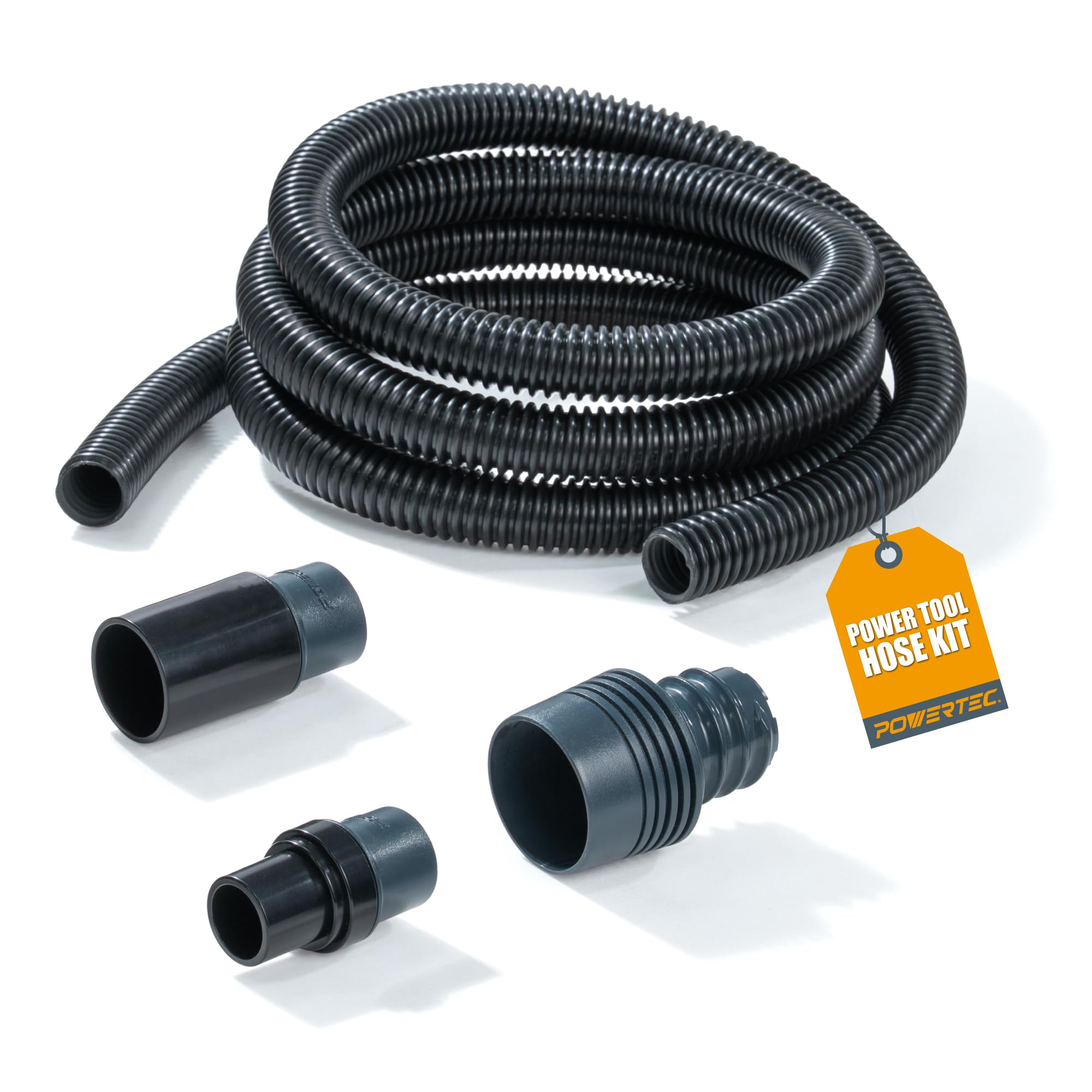 POWERTEC 1-1/4 OD Vacuum Hose Dust Collection Kit