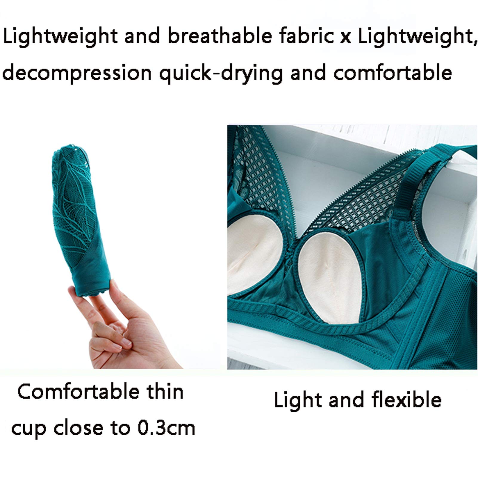 Brasier de cobertura completa para mujer, Comfort Revolution de talla grande, ejercicio diario y ofrece apoyo para la espalda (color caramelo*2, tamaño: 100B)