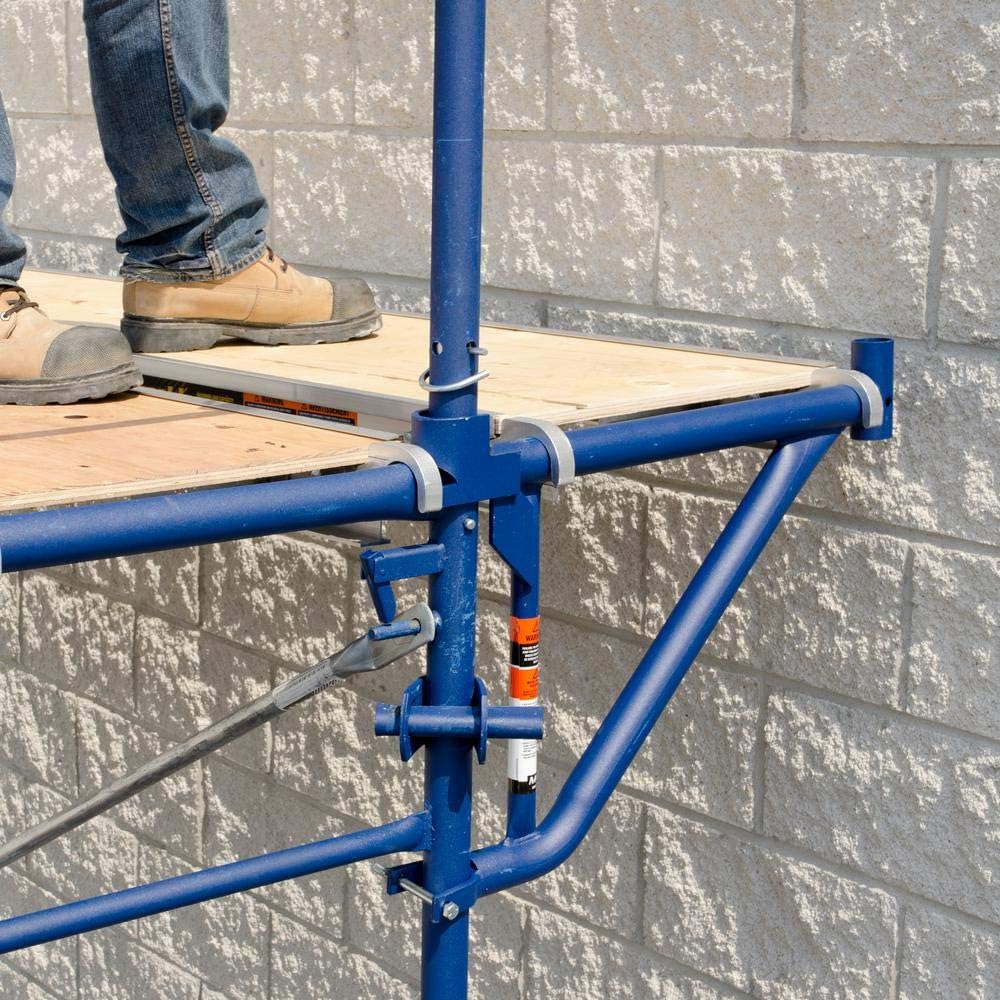 20 in Blue Powder Coated Steel Scaffolding Side Bracket