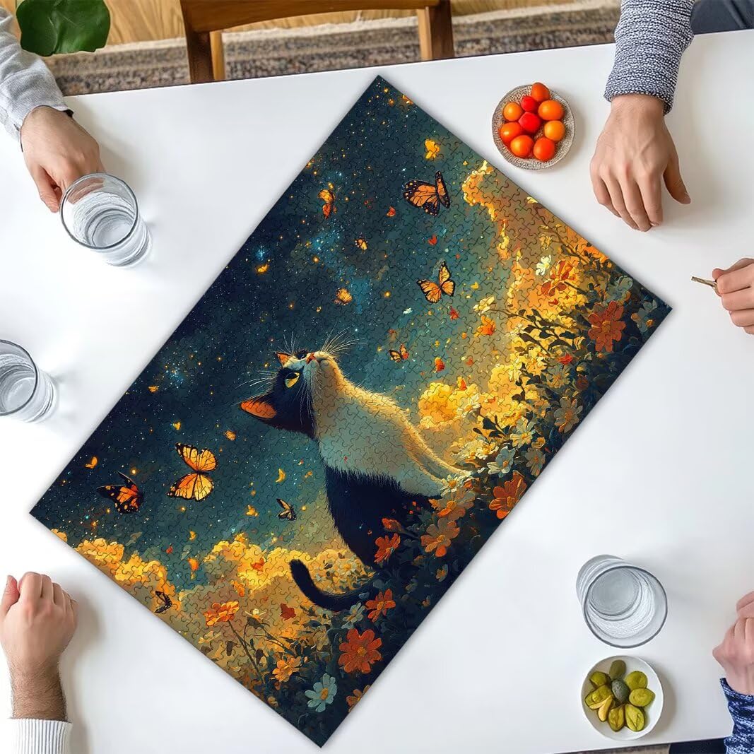 Puzzle Gatto, Puzzle 1000 Pezzi per Adulti, Regalo Donna/Uomo -2479