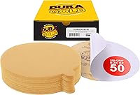 Vista 10 de Dura-Gold Discos de lija PSA dorados de 6 pulgadas de alta calidad, grano 600, caja de 50 unidades, papel de lija autoadhesivo para lijadora DA