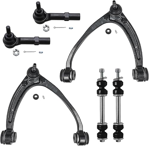 Miniatura 137 de Detroit Axle - Kit de brazos de control delanteros de 6 piezas para Toyota Corolla 2014-2019, 2 brazos de control inferiores con rótulas, 2 varillas