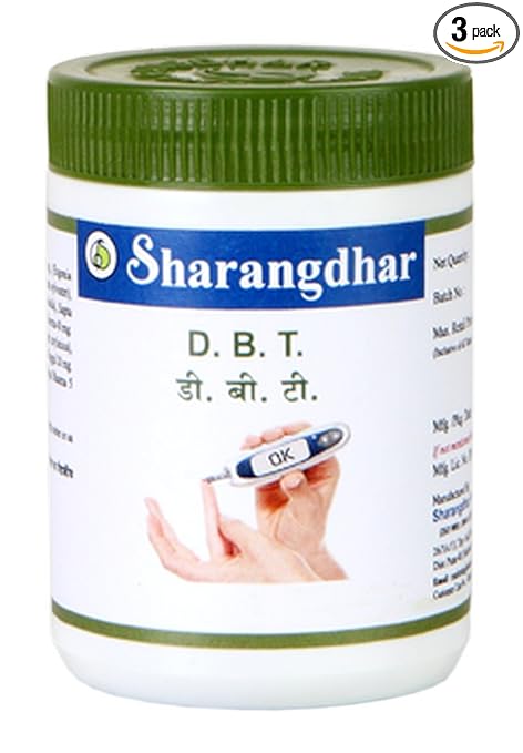 Sharangdhar Pharmaceuticals DBT Tablets, White, 360 Count, Pack of 3