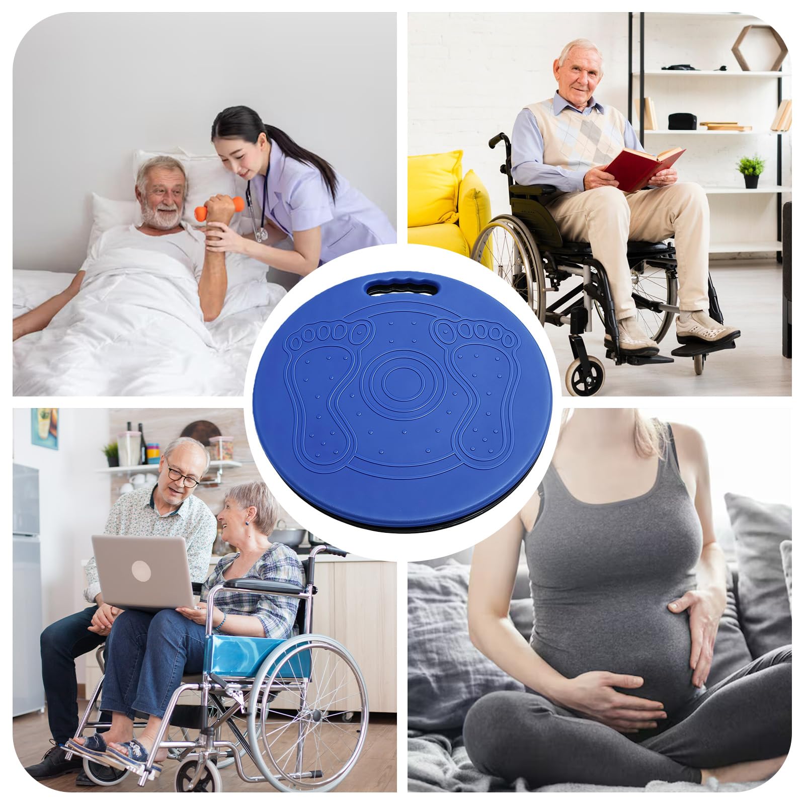 Disco giratorio para facilitar la transferencia de pacientes de hasta 125 kg