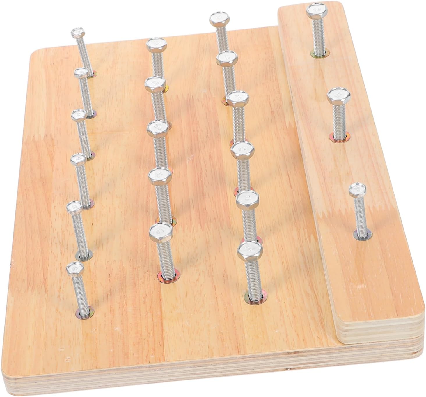 UPKOCH Wooden Finger Training Device Dexterity Pegboard for Hand Therapy Home Exercise