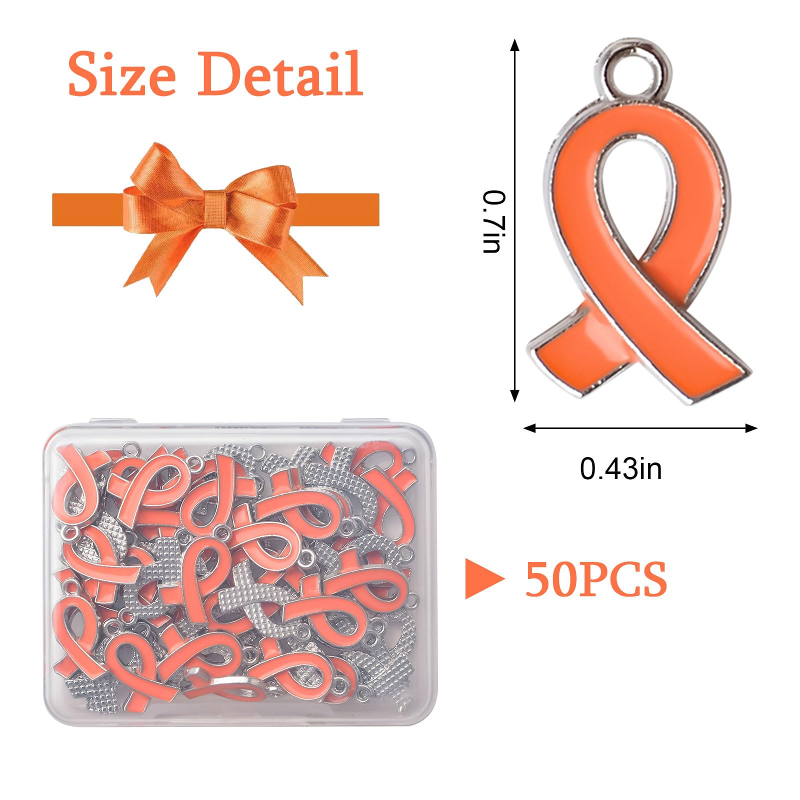 SUNNYCLUE 1 scatola 100 pezzi 2 ciondoli Stile Nastro Ciondoli Consapevolezza Cancro Al Seno Sfusi Nastro Rosa Argento Ciondolo Cancro Al Seno Ciondolo Nastro Speranza per Gioielli Creazione di Ciondo