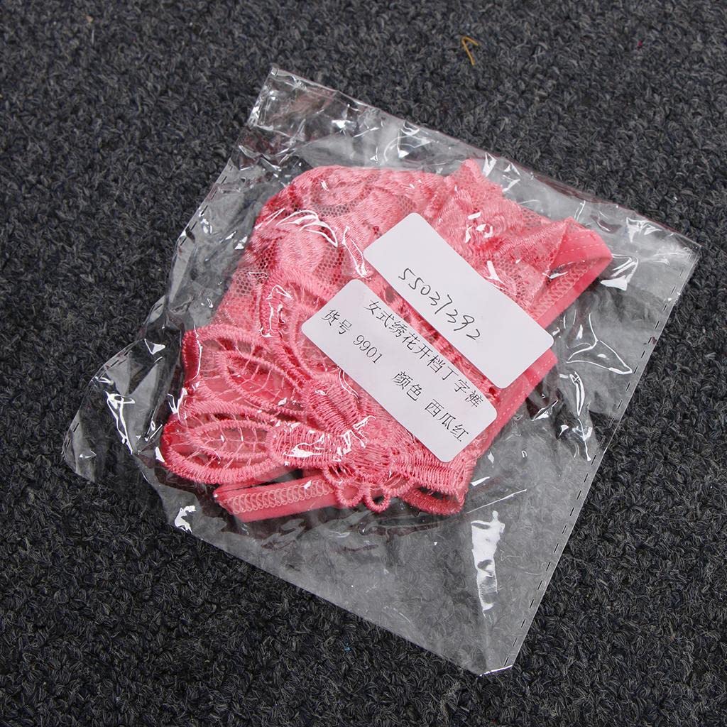 CLUB BOLLYWOOD® Sheer Lace Crotchless Panties G String T Back Thong Watermelon Red|Clothing, Shoes & Accessories | Womens Clothing |Panties|1 Piece Thong Underwear Lingerie for Women-image-35